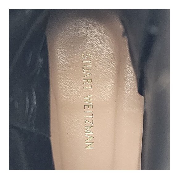 STUART WEITZMAN NWOB Britain Suede Boots in Black - Picture 14 of 15
